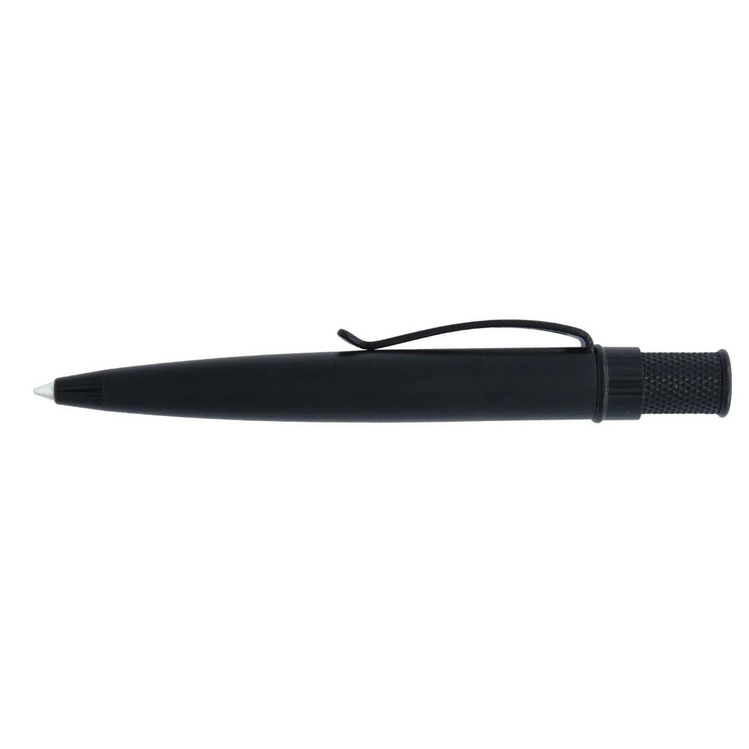 Retro 51 Tornado Elite Stealth Black Ballpoint Pen