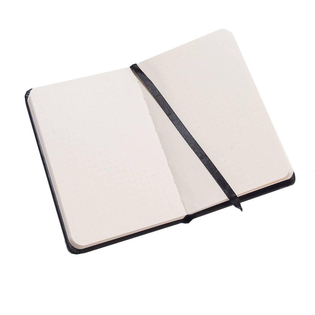 Rhodia Boutique – Italian Leatherette Hardcover Webnotebook Black Cover - Applebee Pens