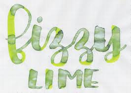 Robert Oster Signature Shake 'n' Shimmy Art Ink - Fizzy Lime