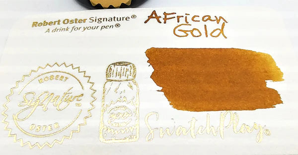 Robert Oster Signature Fountain Pen Ink - African Gold