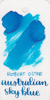 Robert Oster Signature Fountain Pen Ink - Australian Sky