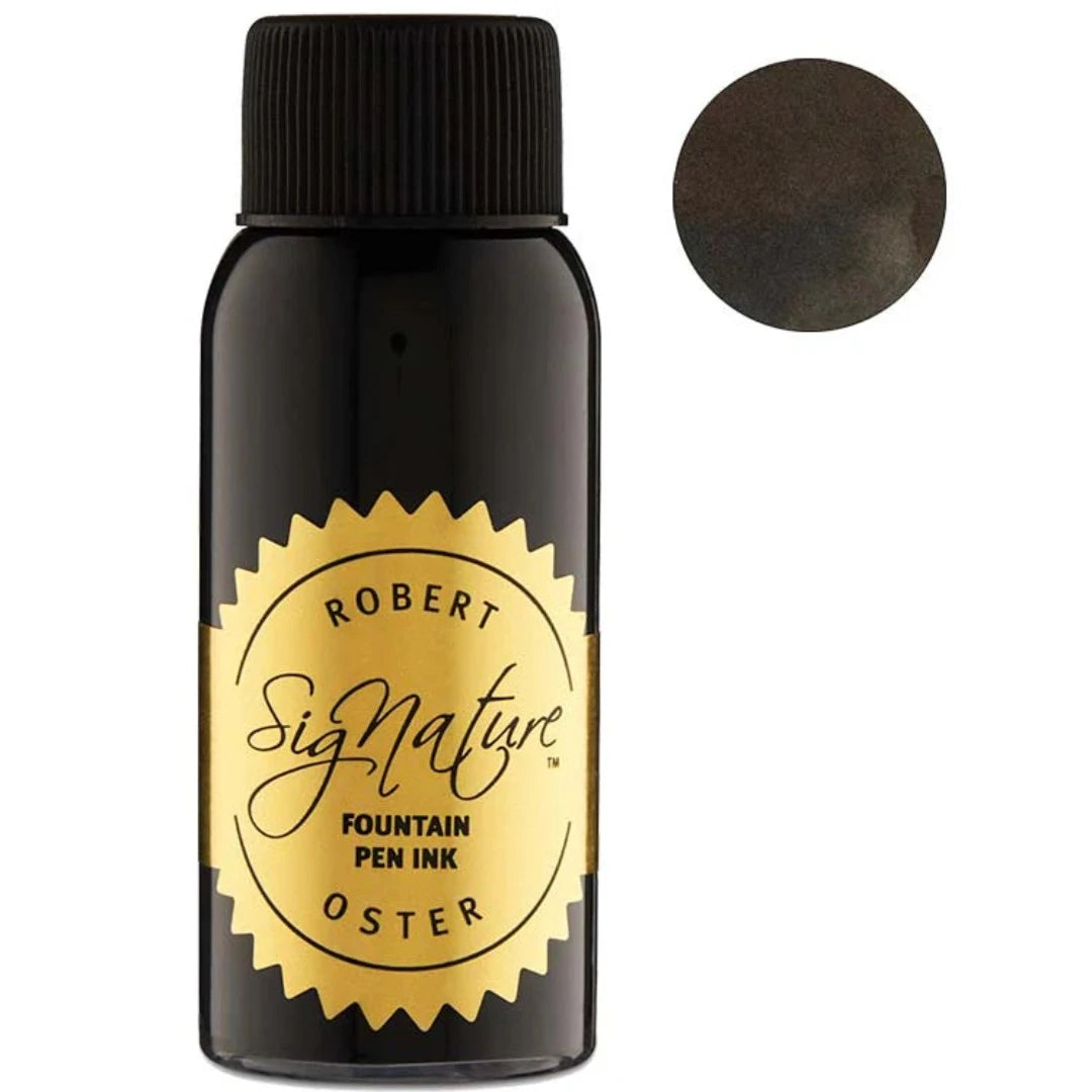 Robert Oster Signature Fountain Pen Ink - Majestic Black