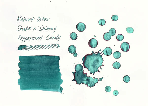 Robert Oster Signature Shake 'n' Shimmy Art Ink - Peppermint Candy