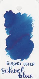 Robert Oster Signature Fountain Pen Ink - School Blu