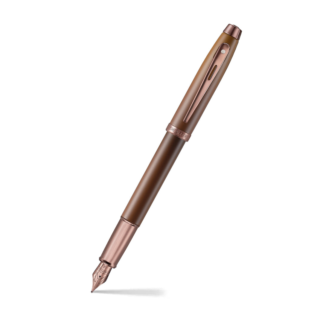 Sheaffer 100 9374 Coffee Edition Matt Brown Fountain Pen