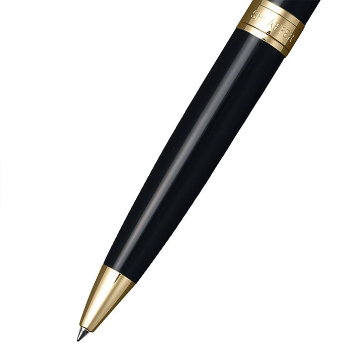 Sheaffer 300 Glossy Black Gold Trim Ballpoint Pen