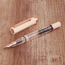 TWSBI ECO Creme with Rose Gold Fountain Pen