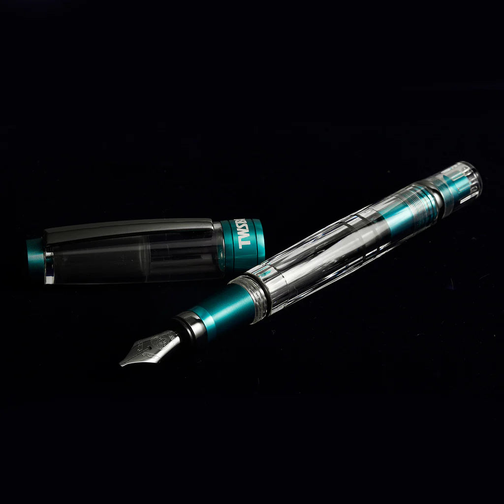 TWSBI Diamond 580 AL R - Caribbean with Onyx - Fountain Pen