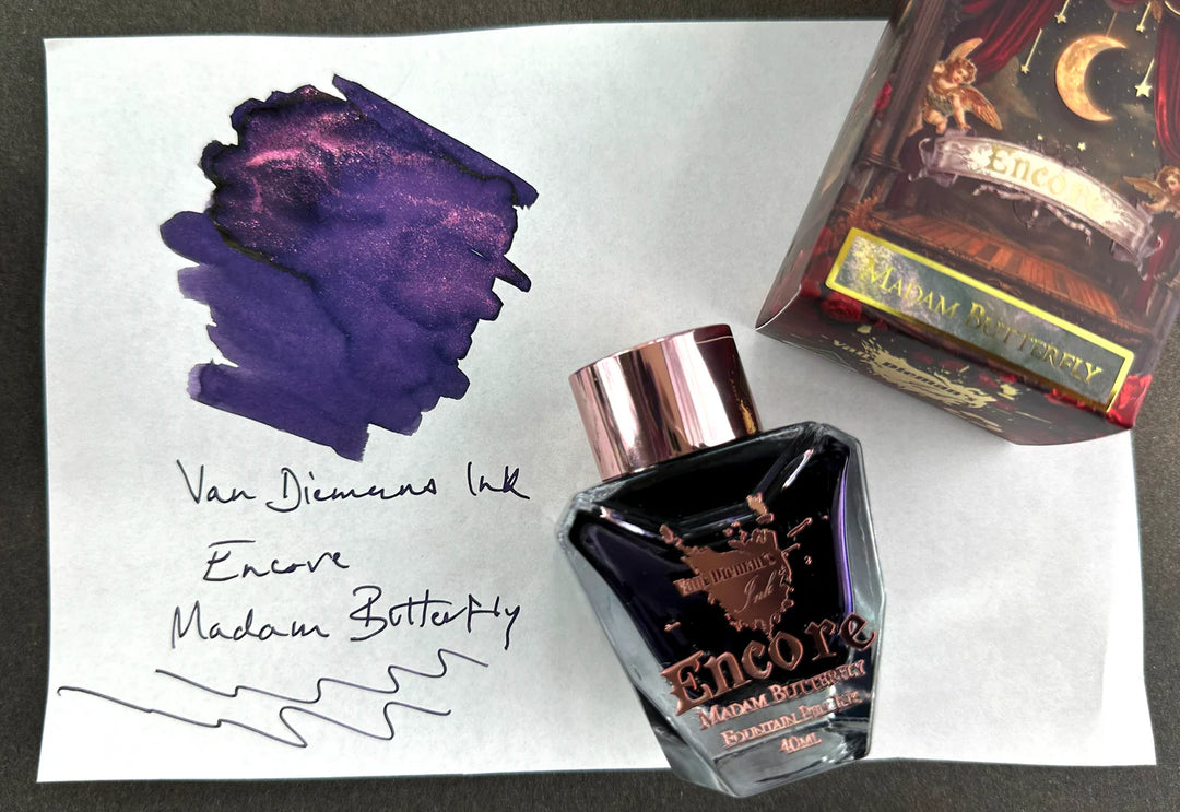 Van Dieman's Encore - Madam Butterfly 40ml Fountain Pen Ink