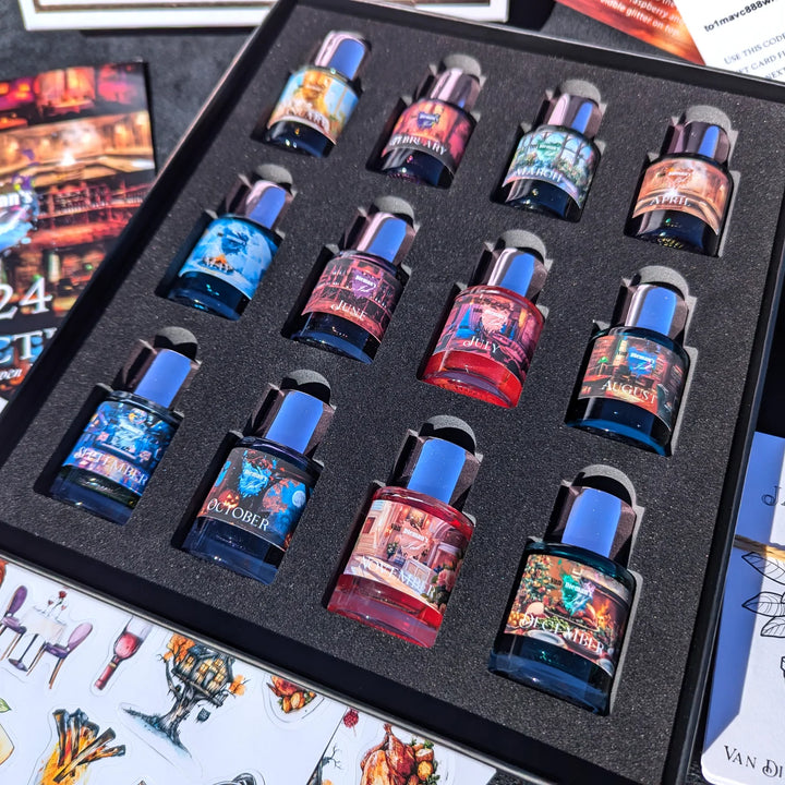 Van Dieman's Boxed 2024 Fountain Pen Ink Collection