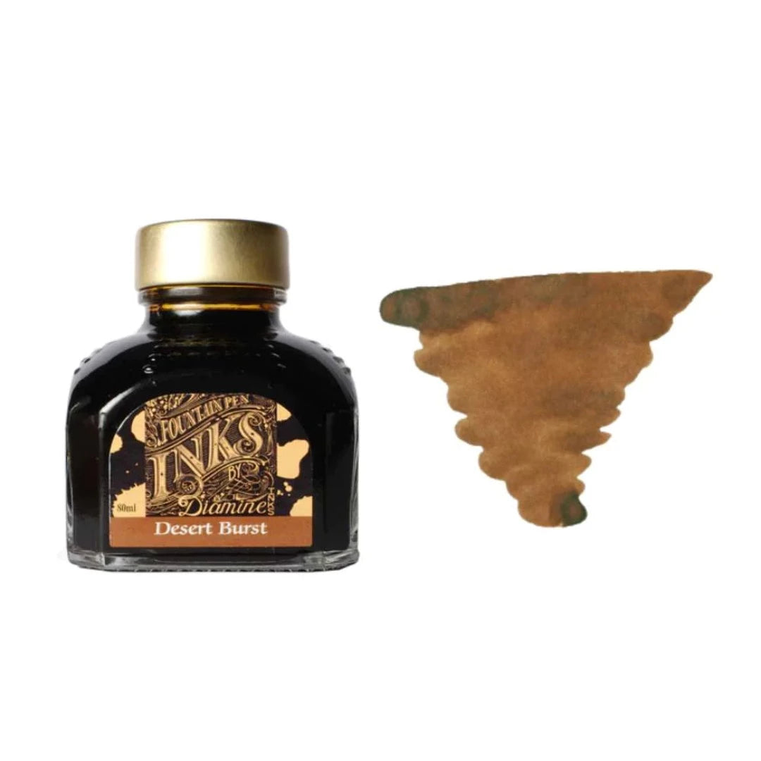 Diamine Fountain Pen Ink Bottle 80ml - Desert Burst