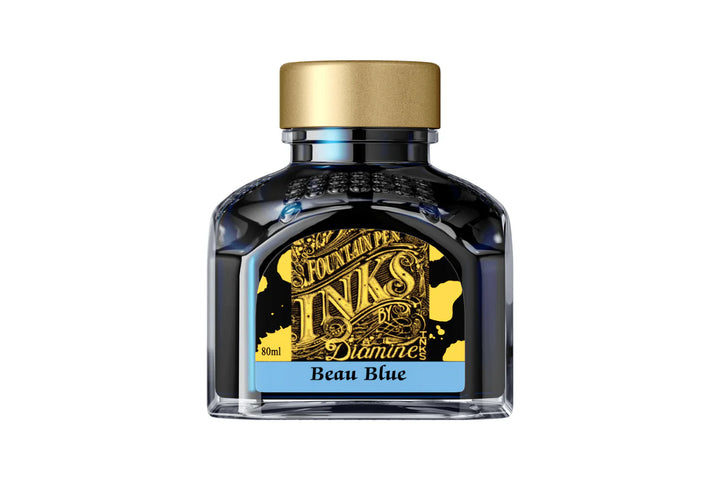 Diamine Fountain Pen Ink 80ml - Beau Blue