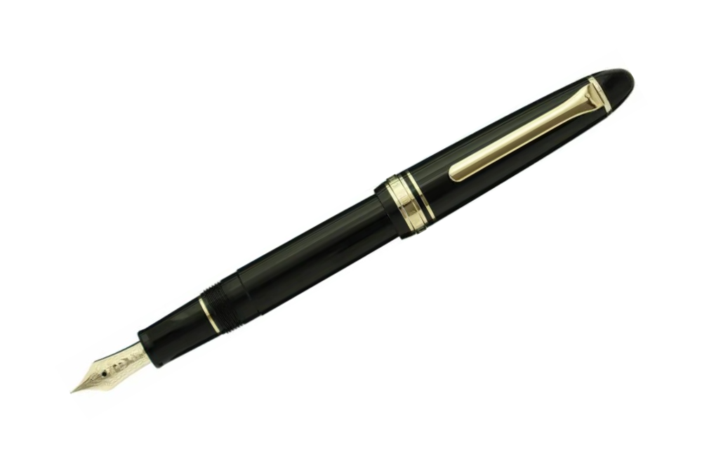 Sailor 1911 Profit Light Fountain Pen - Black with Gold Trim