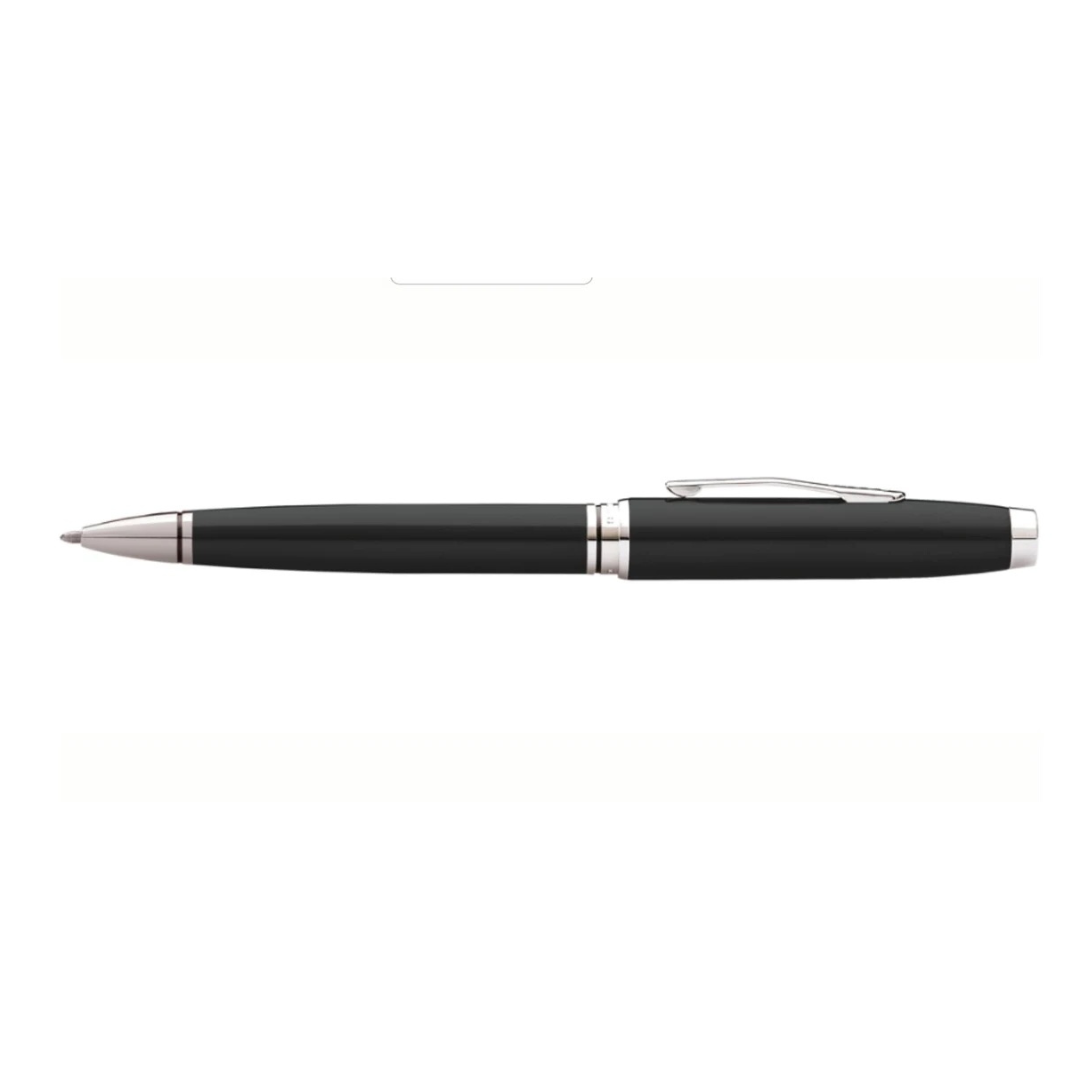 Cross Coventry Ballpoint Pen - Black Lacquer Chrome Trim